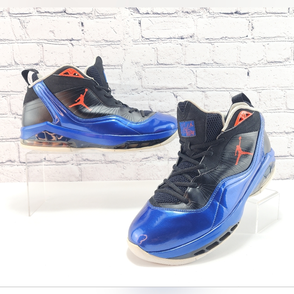 JORDAN MELO - 2011 Sneakers, blue/black/orange, size 13